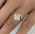 2.00ct Princess Cut Pinky Finger Ring