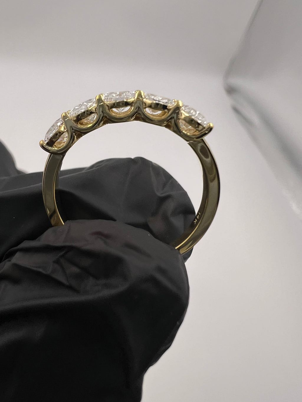 1.80ct Oval 5-Stone Wedding Band