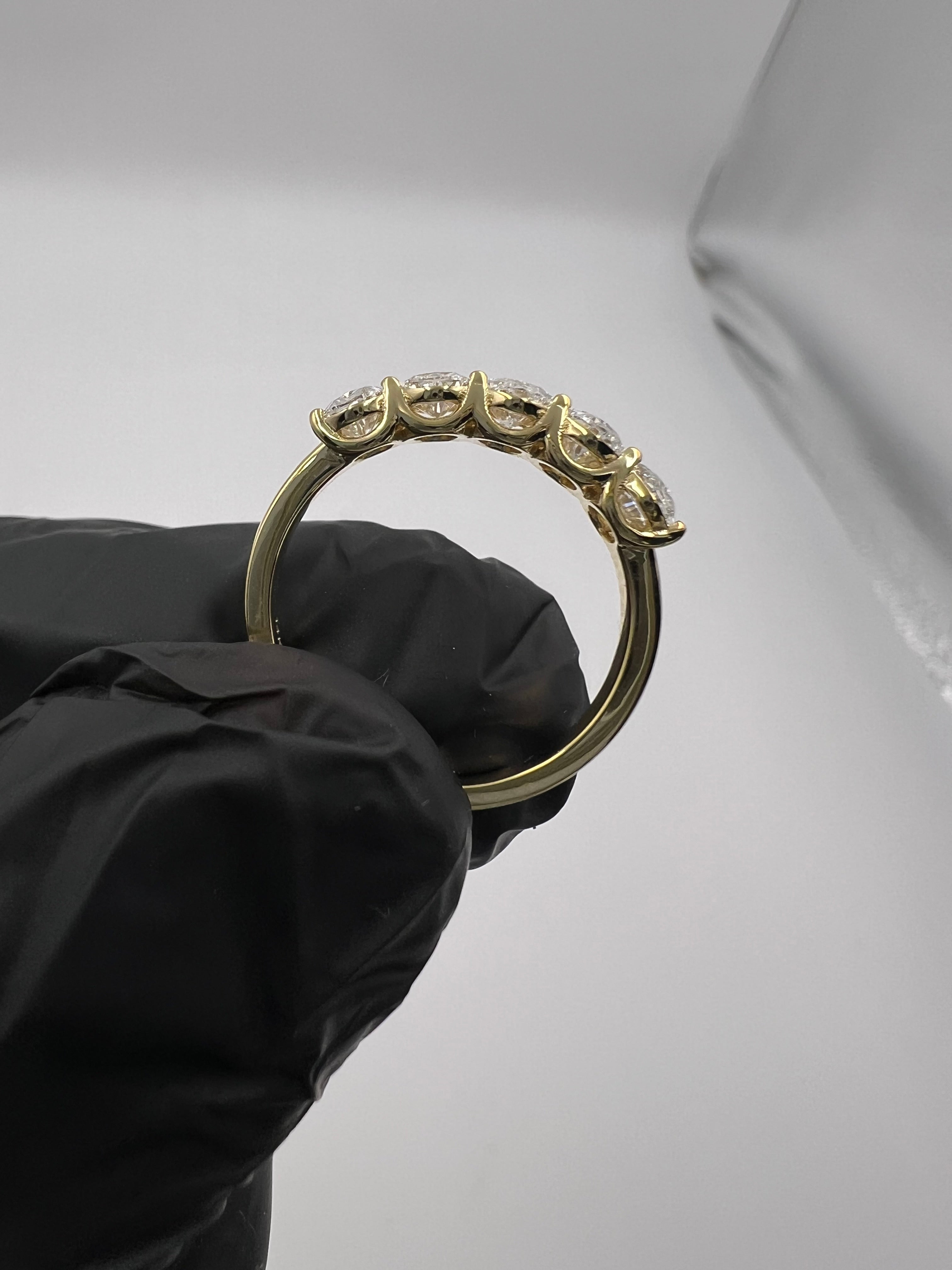 1.80ct Oval 5-Stone Wedding Band