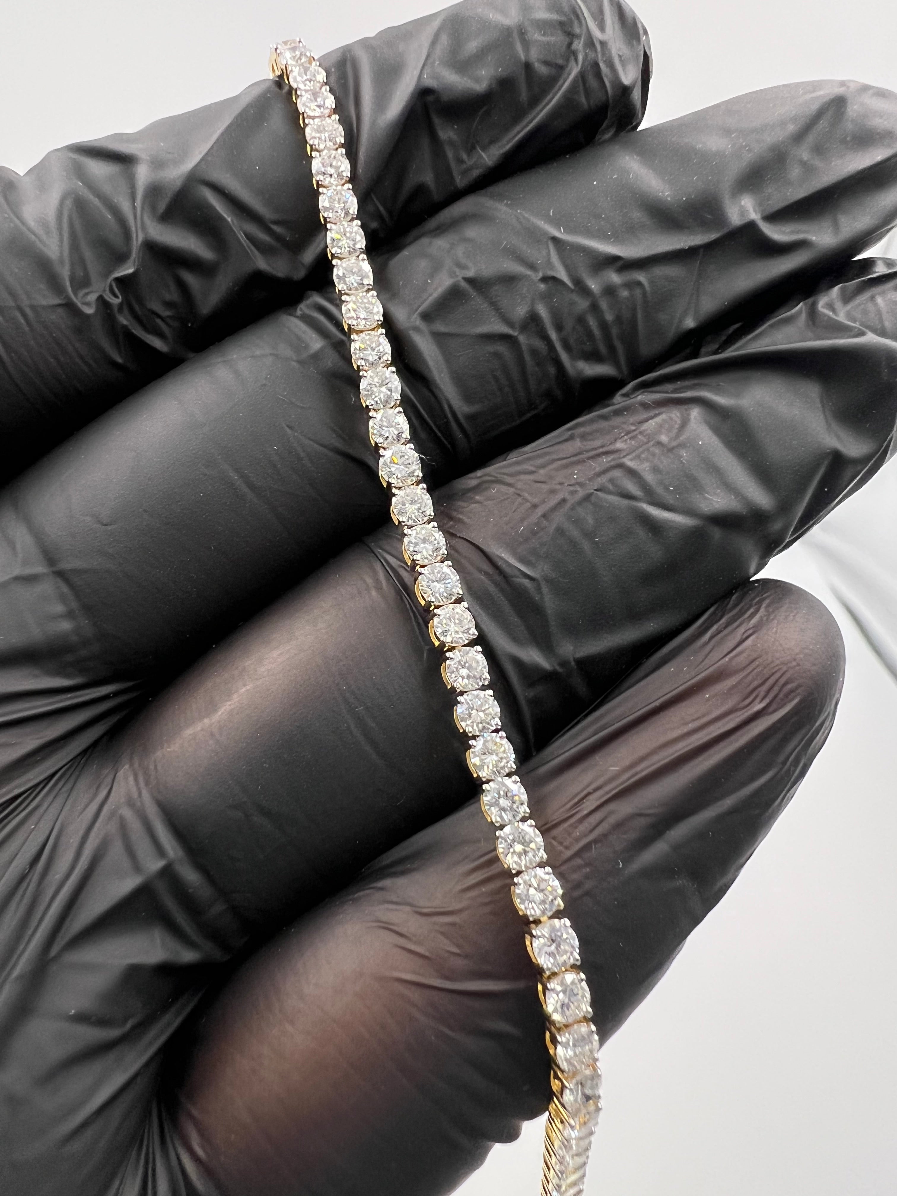 5.00ct Round 4-Prong Tennis Bracelet
