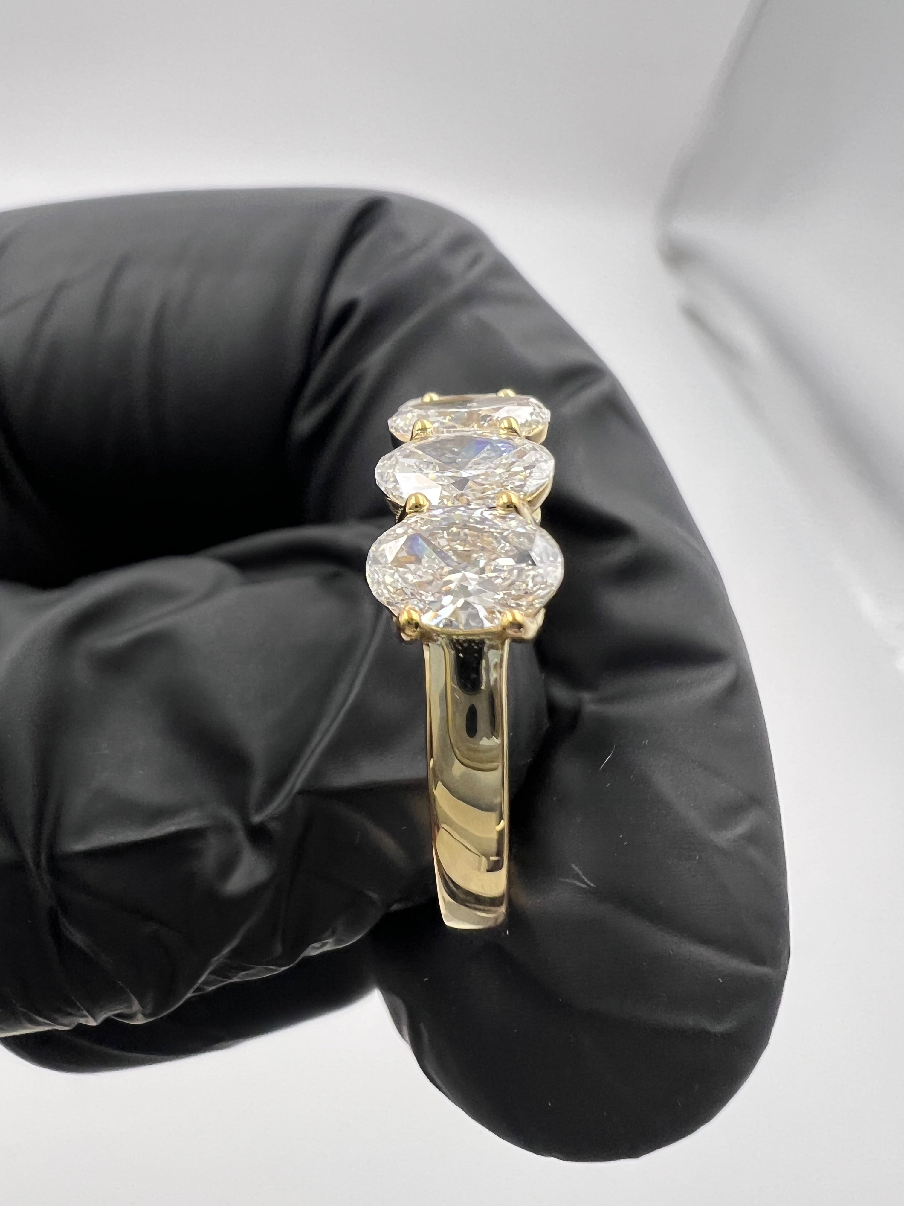 1.80ct Oval 5-Stone Wedding Band
