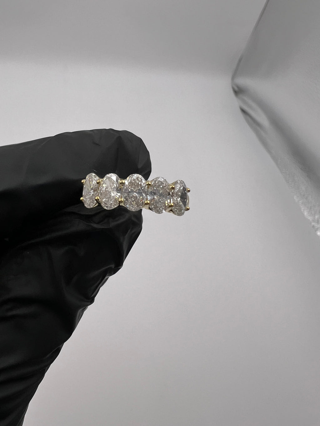 1.80ct Oval 5-Stone Wedding Band