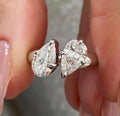 2.00 Pear Cut Two-Stone Ring