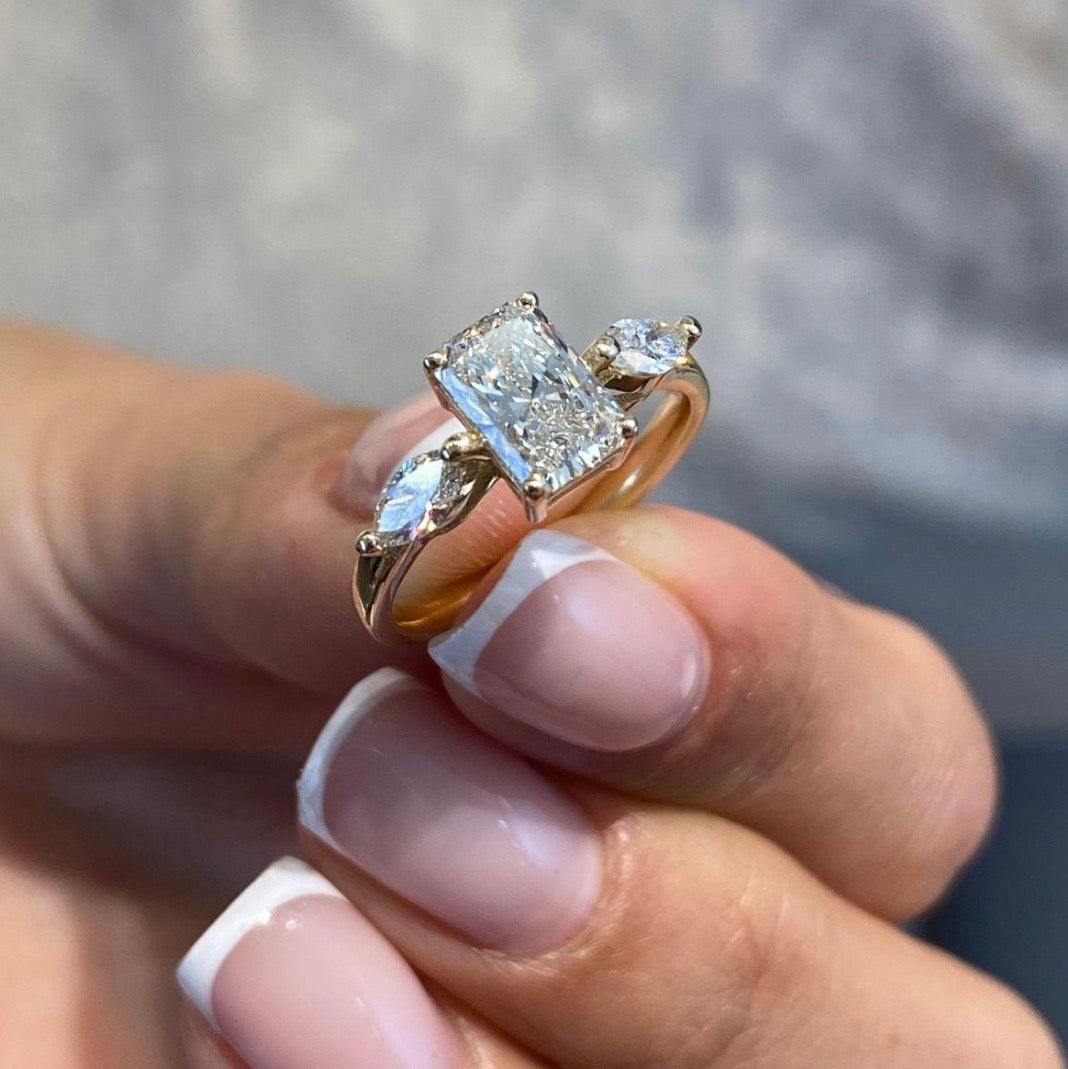 1ct Radiant Cut Proposal ring