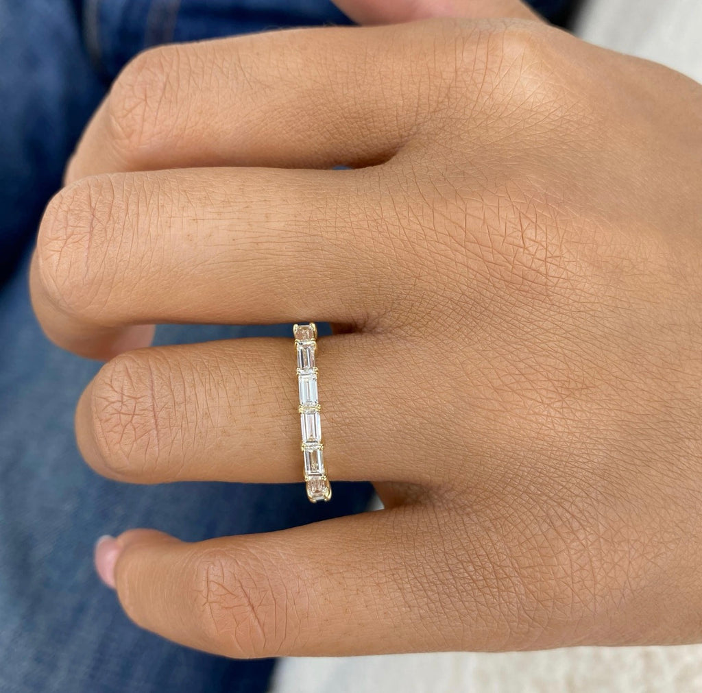 0.80ct Baguette Wedding Band