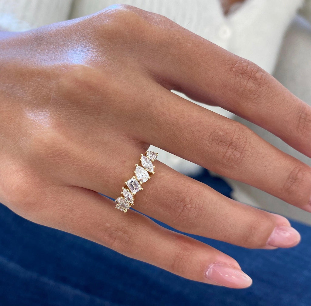 1.10ct Mixed Shape Wedding Ring