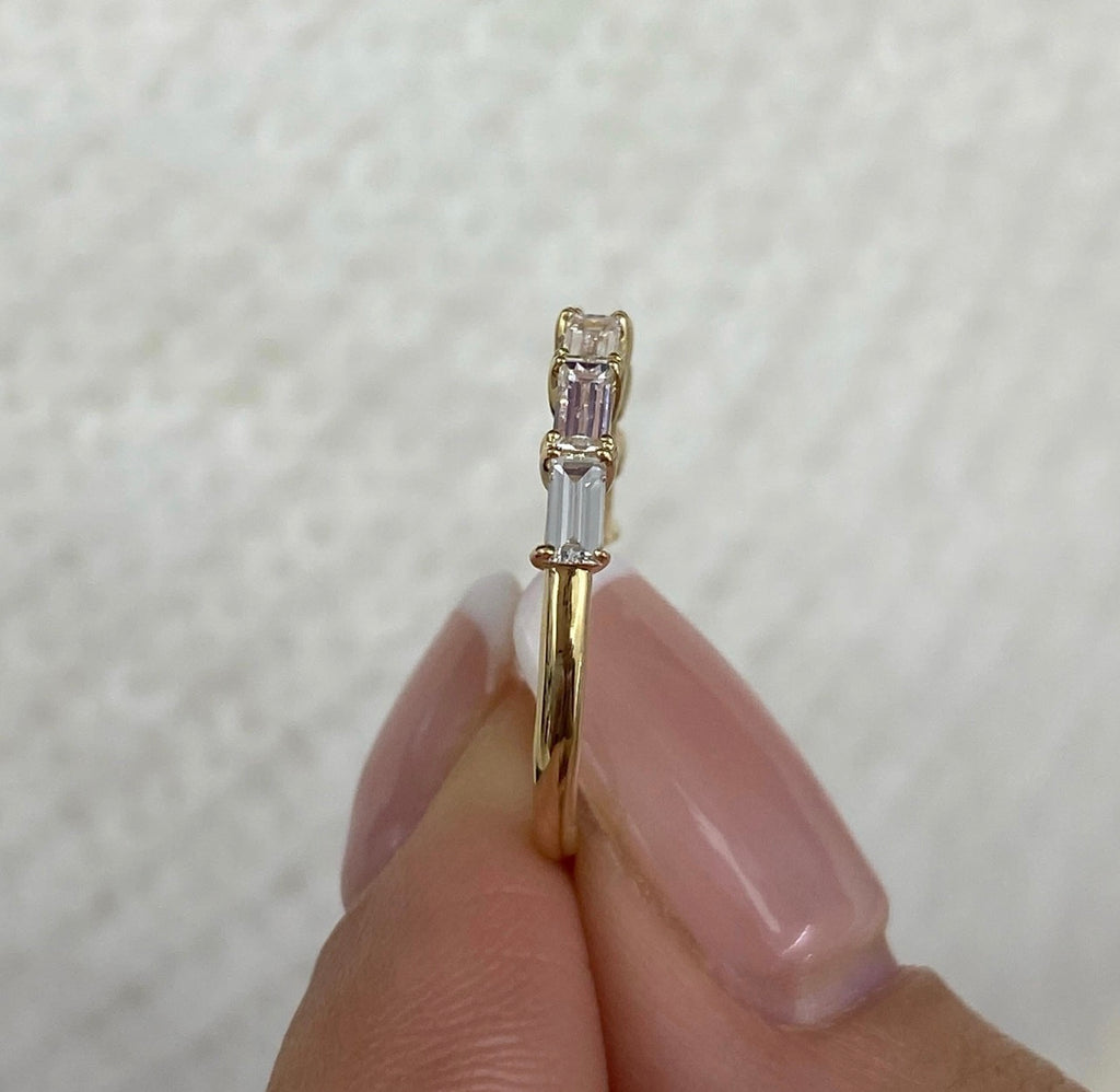 0.80ct Baguette Wedding Band