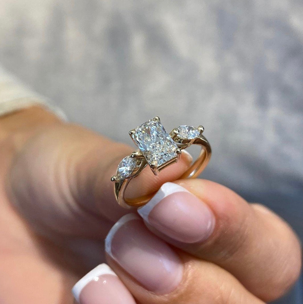 1ct Radiant Cut Proposal ring