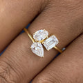 1.50ct Three-Stones Mixed Shape Wedding Ring