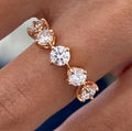 1.25ct Round Cut Diamond Wedding Band