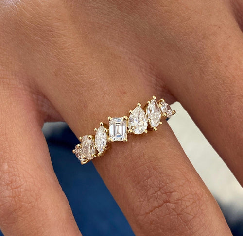 1.10ct Mixed Shape Wedding Ring
