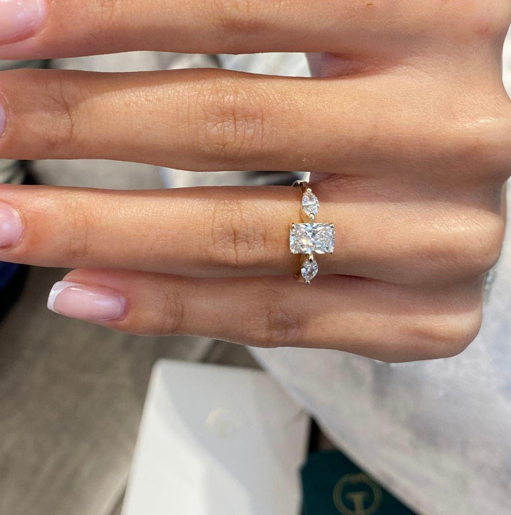 1ct Radiant Cut Proposal ring