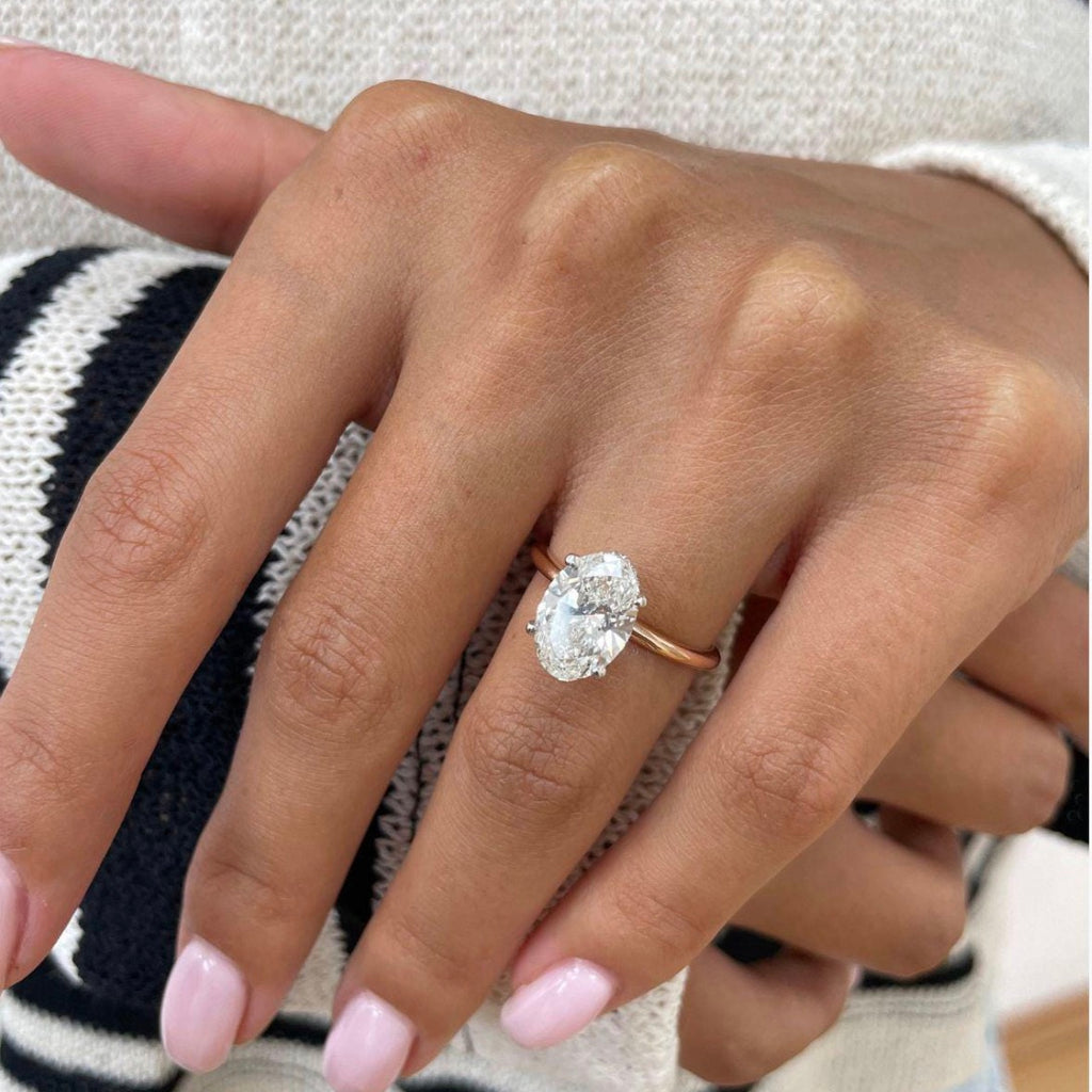 2ct Oval Cut Engagement Ring
