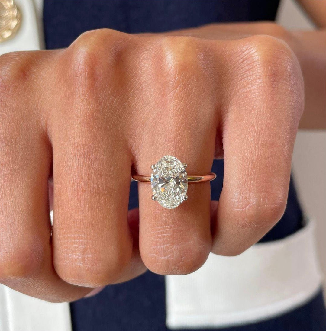 2ct Oval Cut Engagement Ring