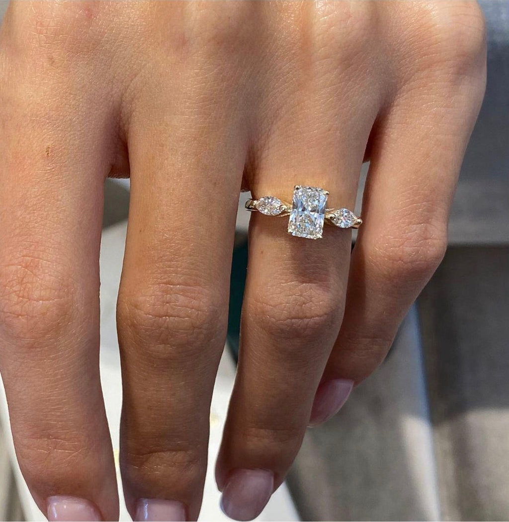1ct Radiant Cut Proposal ring