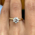 1.00ct Round Cut Engagement Ring