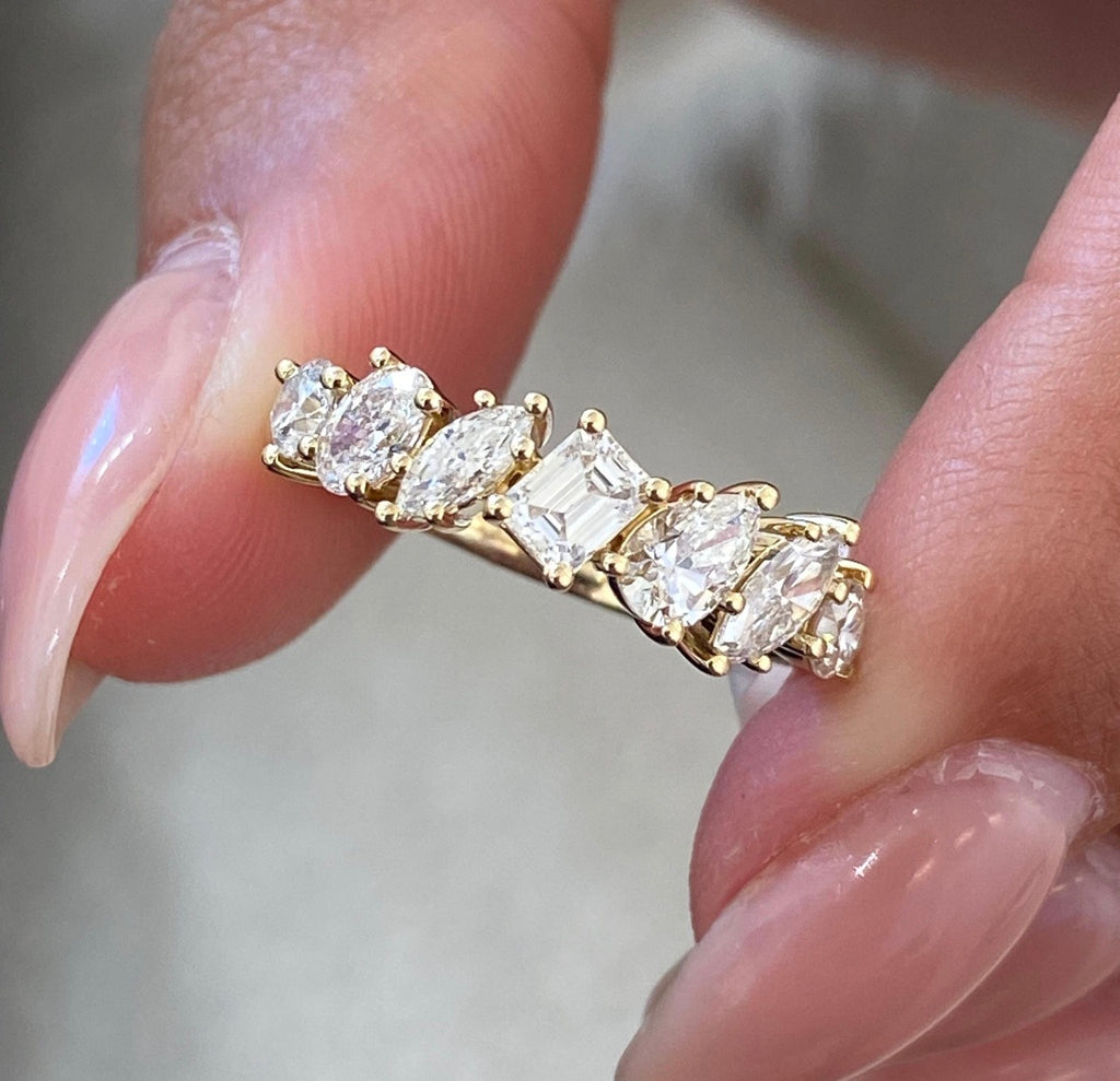 1.10ct Mixed Shape Wedding Ring