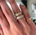 Emerald Cut Diamond Eternity Band