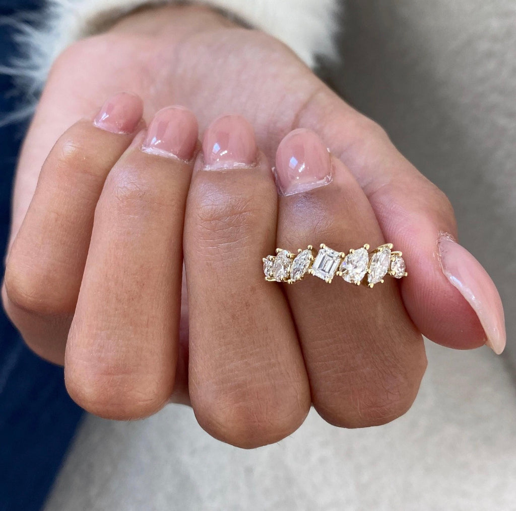 1.10ct Mixed Shape Wedding Ring