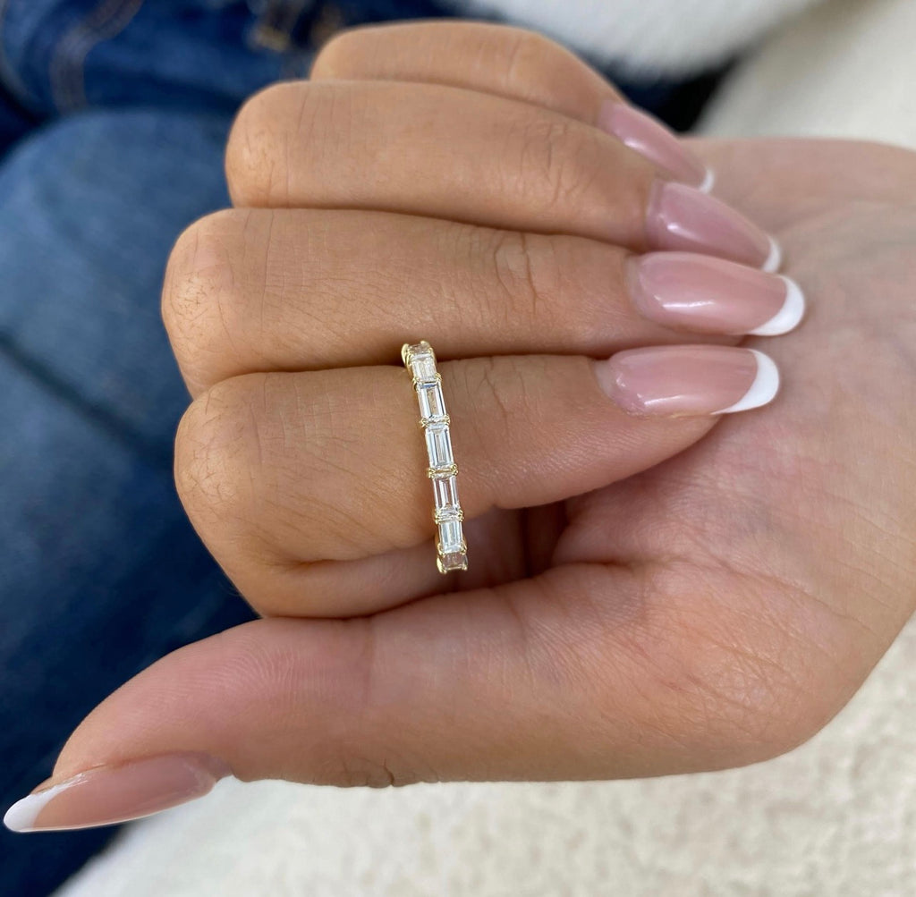 0.80ct Baguette Wedding Band