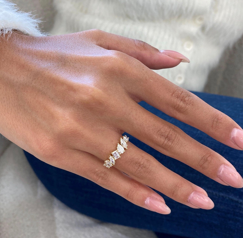 1.10ct Mixed Shape Wedding Ring