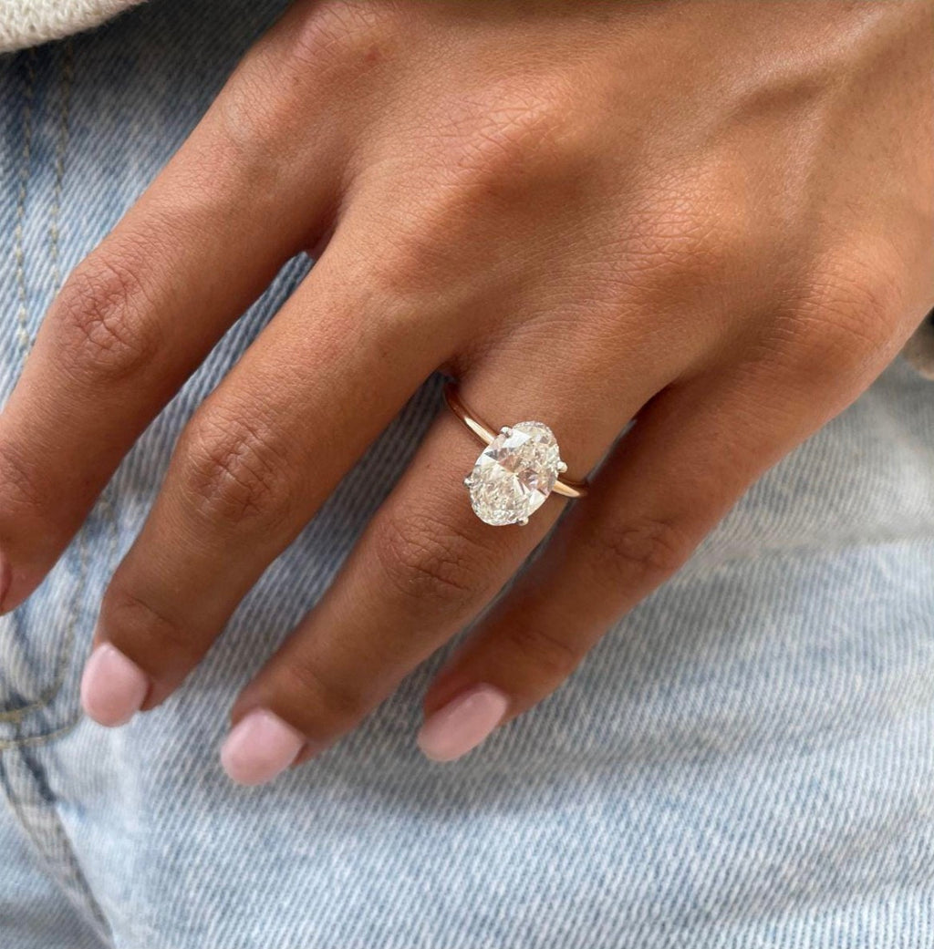 2ct Oval Cut Engagement Ring
