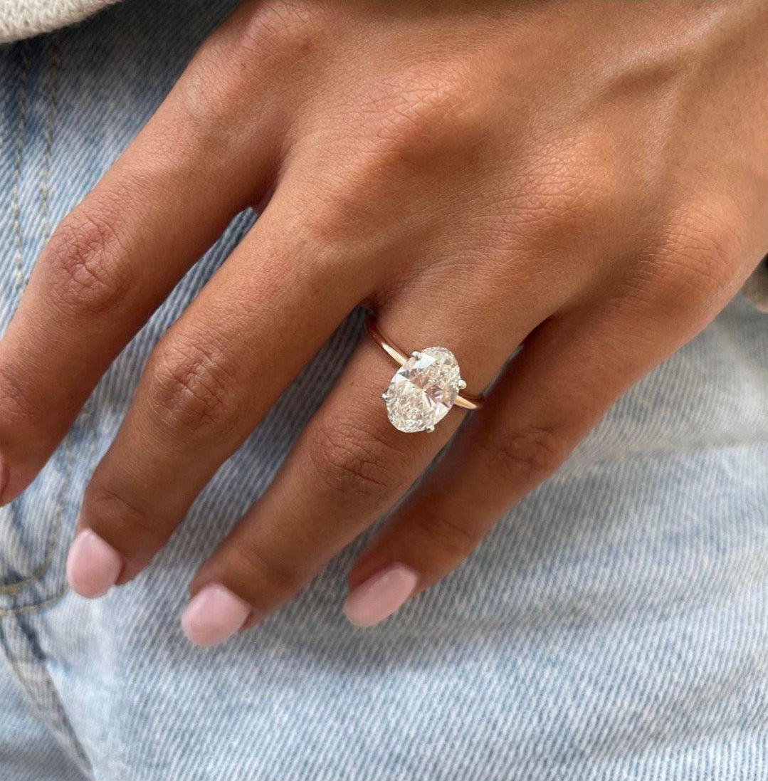 2ct Oval Cut Engagement Ring