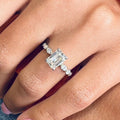 2ct Emerald Cut with Marquise Band