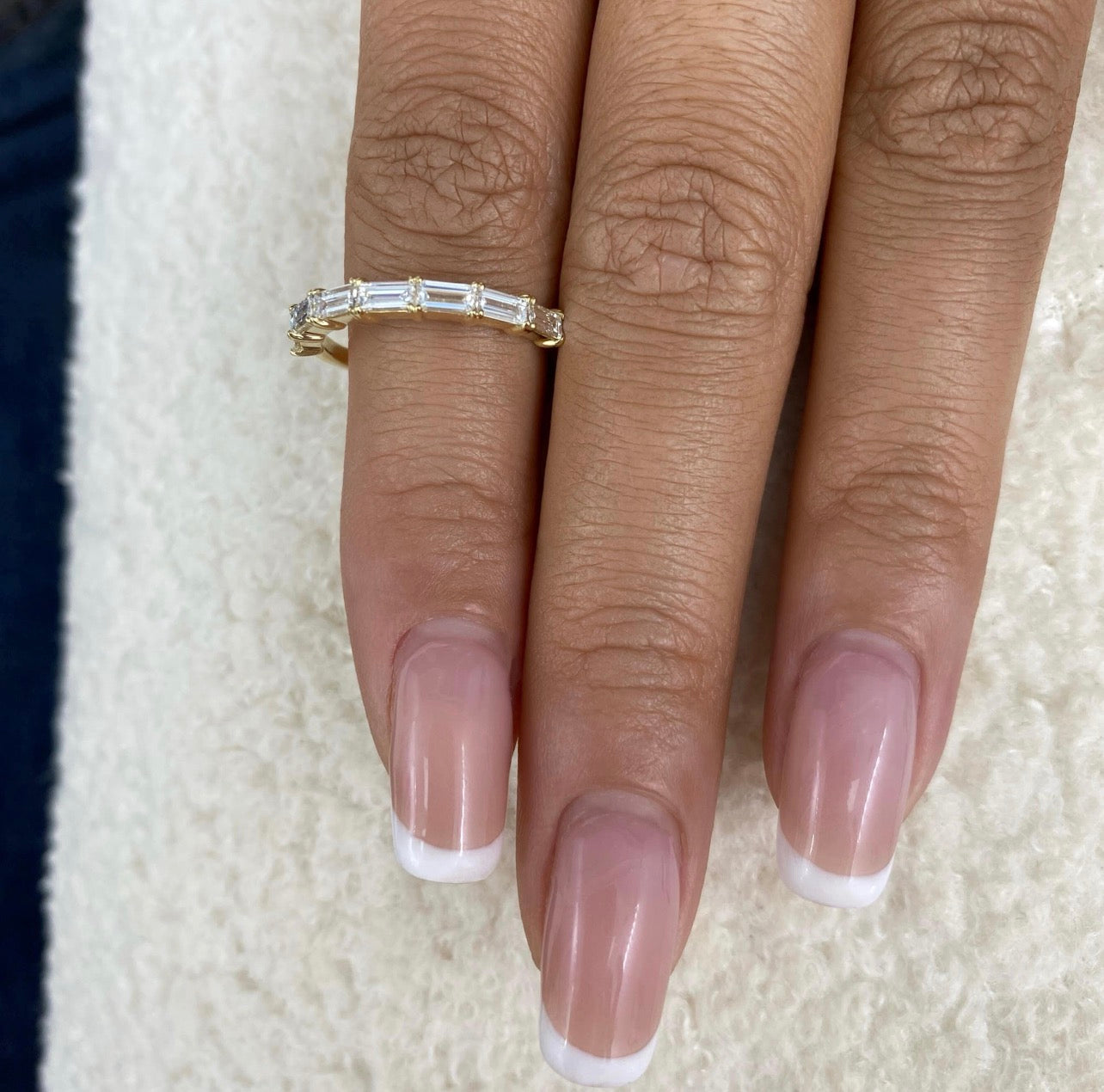 0.80ct Baguette Wedding Band