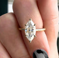 Marquise Cut Wedding Ring