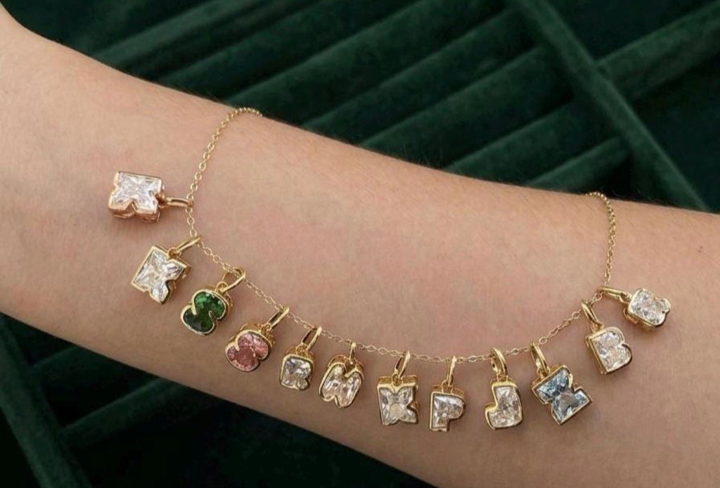 Chubby Alphabet Diamond Initial