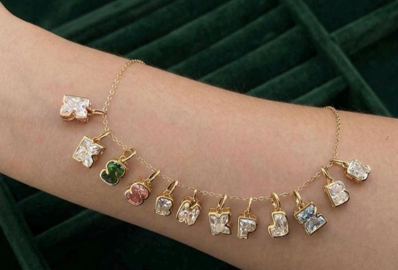 Chubby Alphabet Diamond Initial