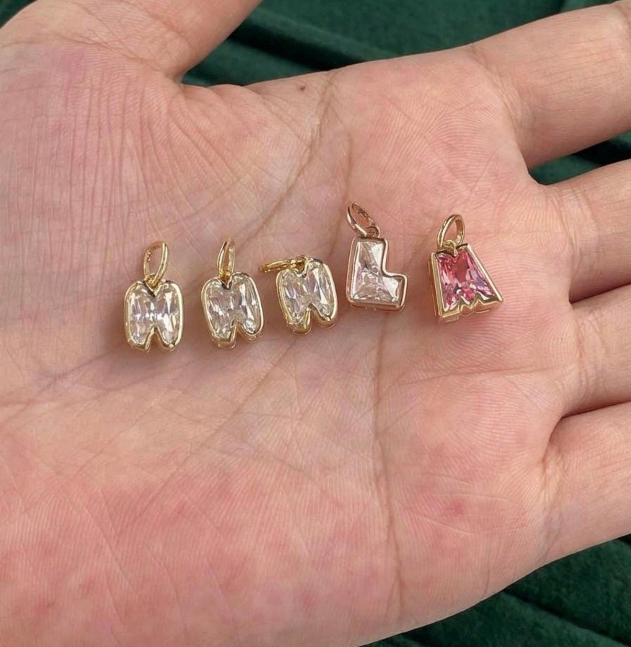 Chubby Alphabet Diamond Initial