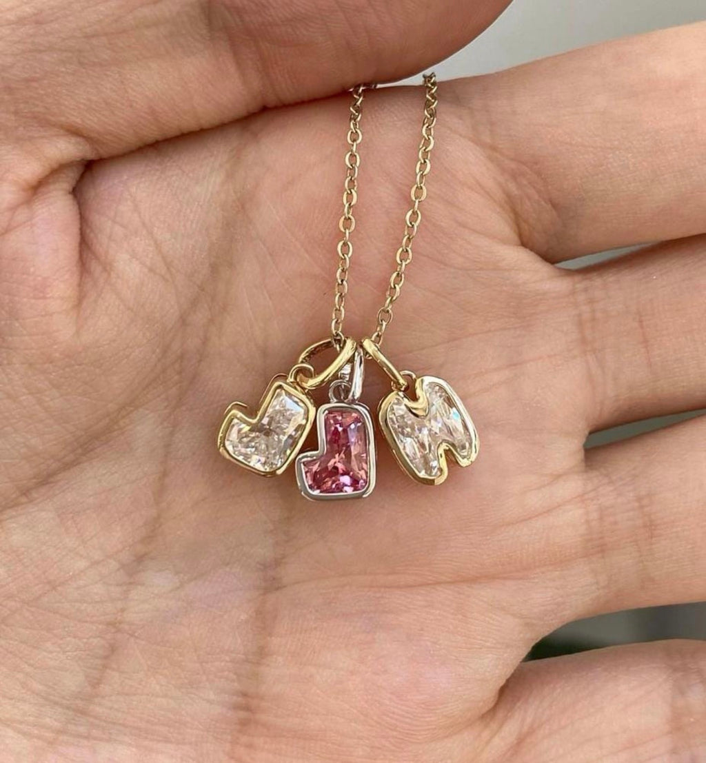Chubby Alphabet Diamond Initial