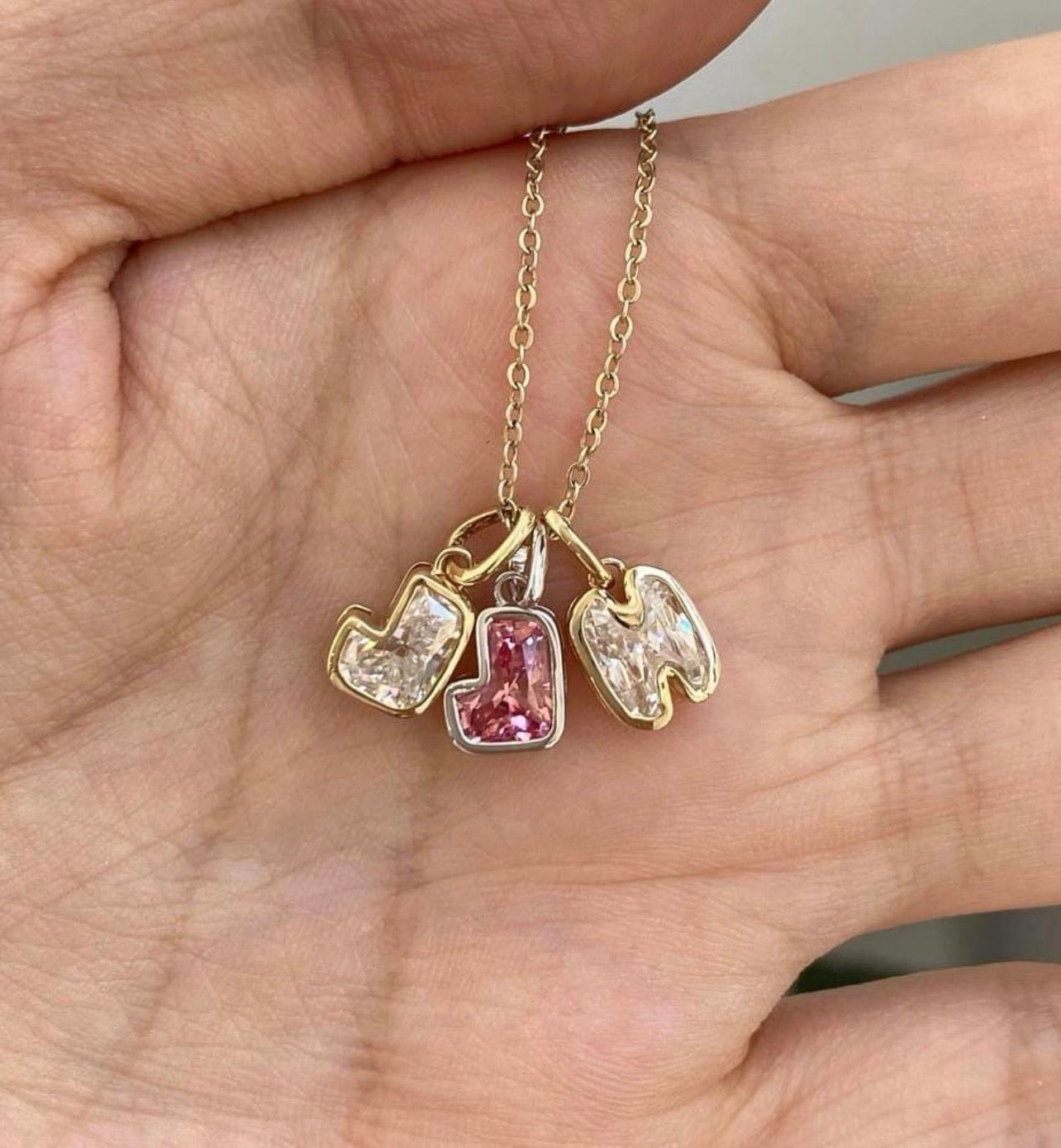 Chubby Alphabet Diamond Initial