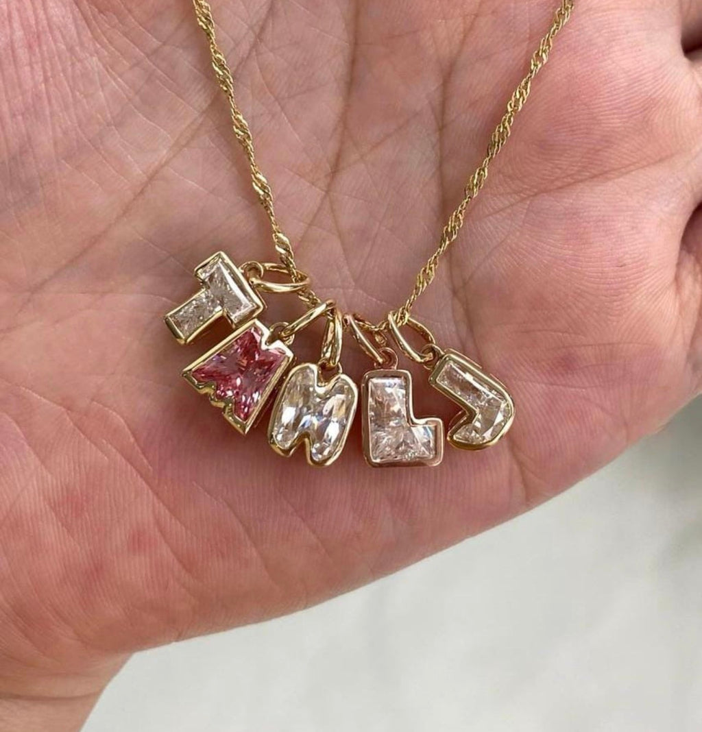 Chubby Alphabet Diamond Initial