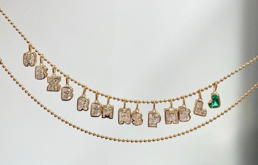 Chubby Alphabet Diamond Initial