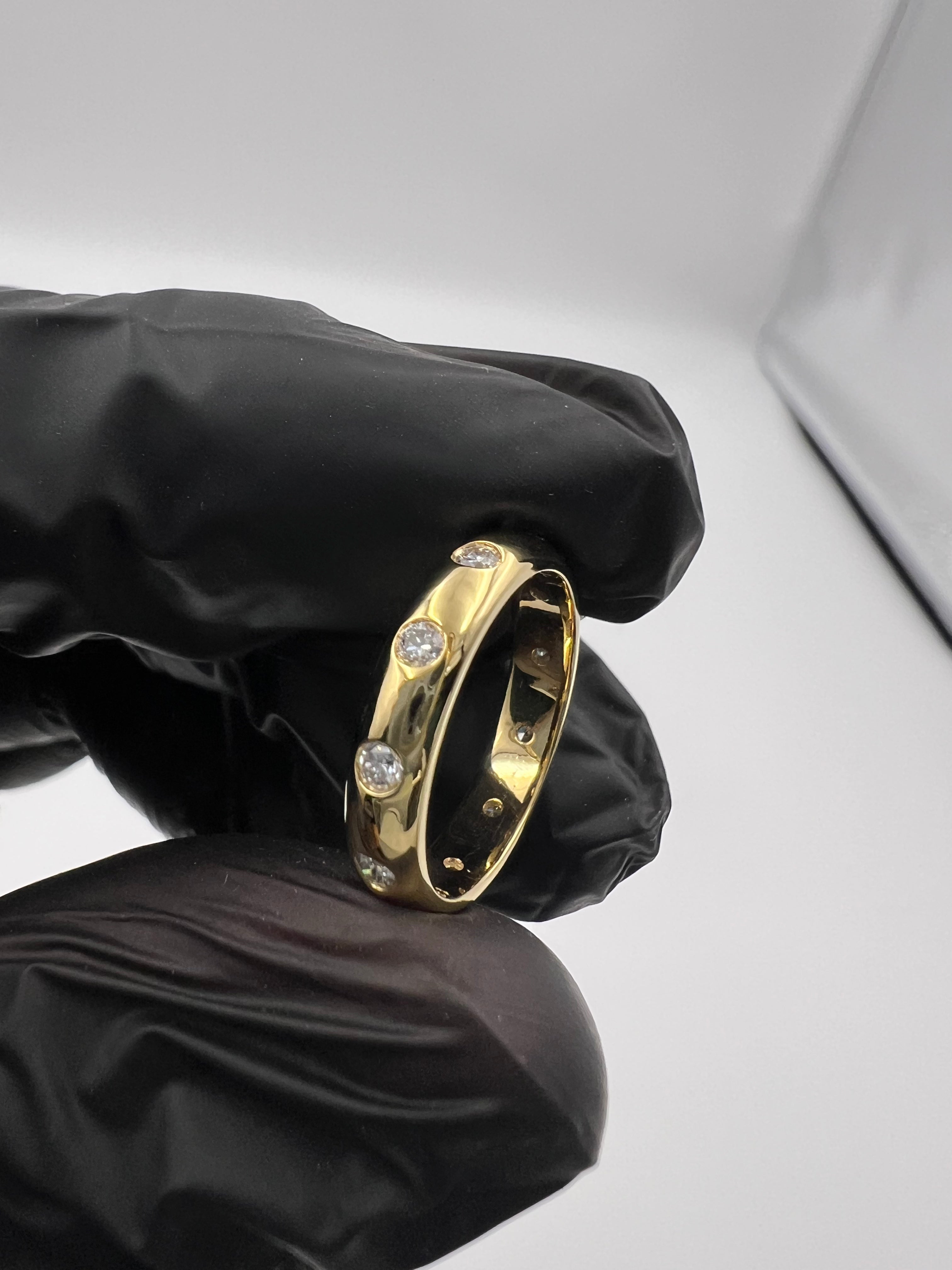 0.40ct Round Bezel Set Wedding Band
