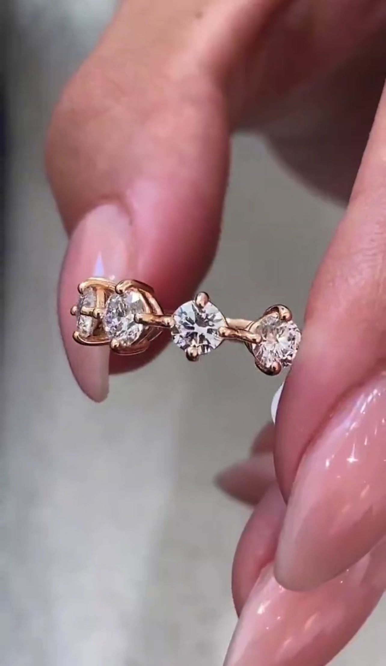 1.25ct Round Cut Diamond Wedding Band