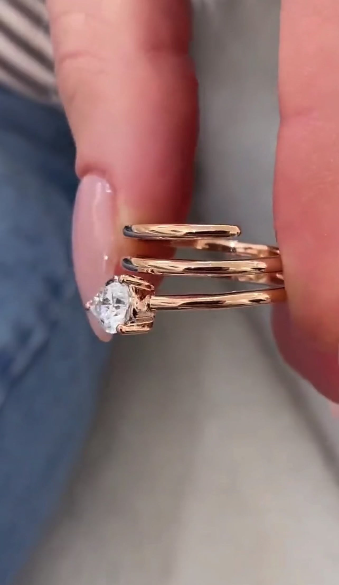 1ct Pear Cut Proposal Ring
