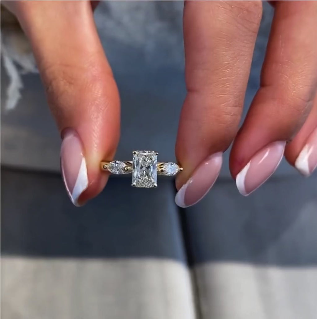 1ct Radiant Cut Proposal ring